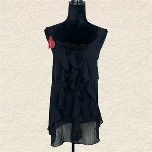 Apt. 9 NWT Black 2 Piece Lingerie Top and Thong Set